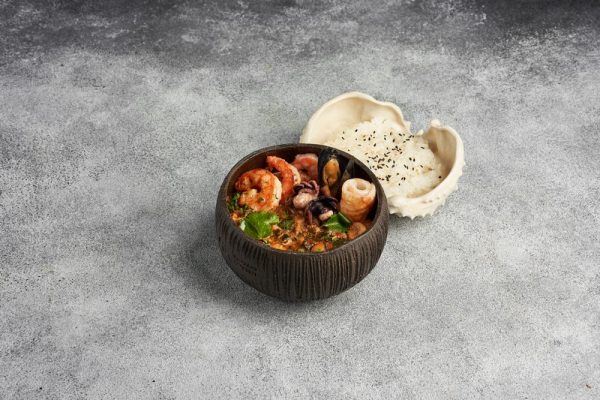 Суп Том ям с морепродуктами