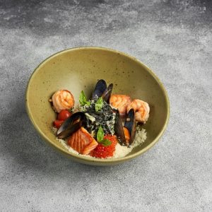 Спагетти Нери с морепродуктами