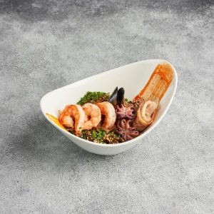 WOK Креветки с морепродуктами