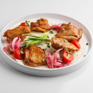 Шашлык из филе куриного бедра
