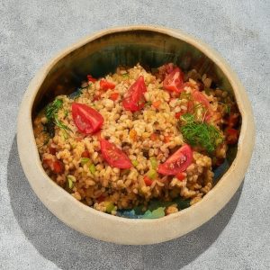 Булгур с овощами