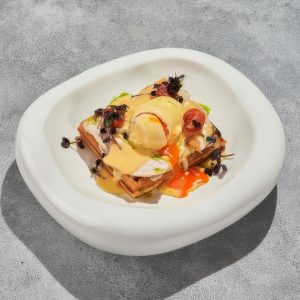 Бельгийская вафля с куриным филе