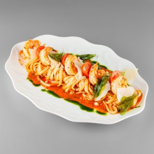 Баветте с креветками