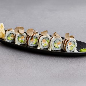 Ролл гребешком и трюфелем