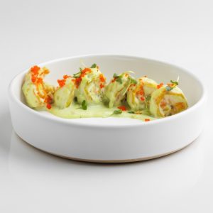 Креветки в соусе васаби