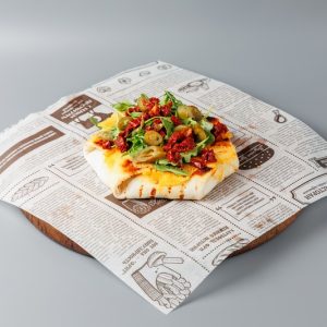 Тортилья бургер с куриной котлетой